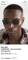 Sonnenbrille Ray-Ban Caravan Gold mit Etui neuwertig