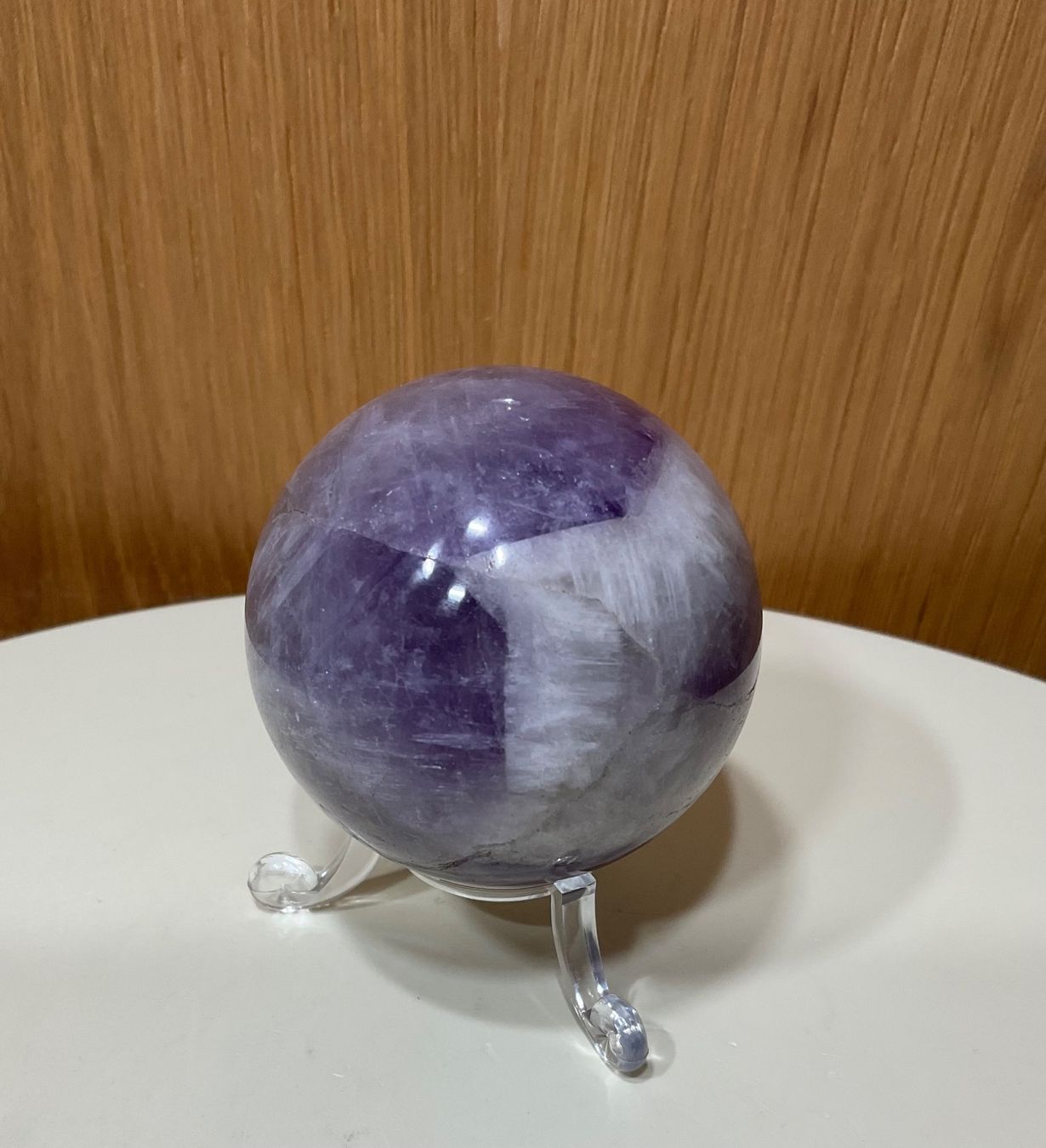 Minerali & Pietre curative: Amethyst Kugel mit Ständer aus Madagaskar – Nuovo (secondo la descrizione) da Gibswil venduto da BestePreis 7