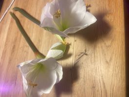 Kunstblumen Lilien weiss