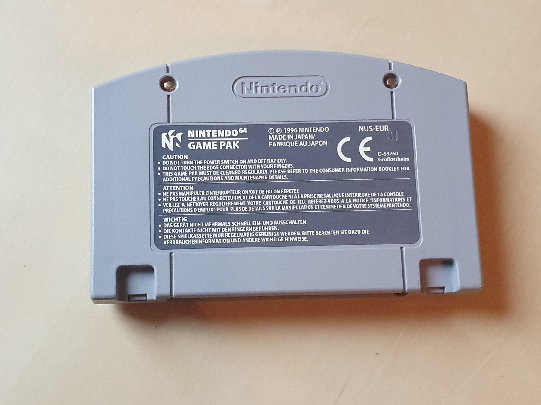 Nintendo Spiele: FIFA 64 – Gebraucht aus Stansstad von collectorsshop 1