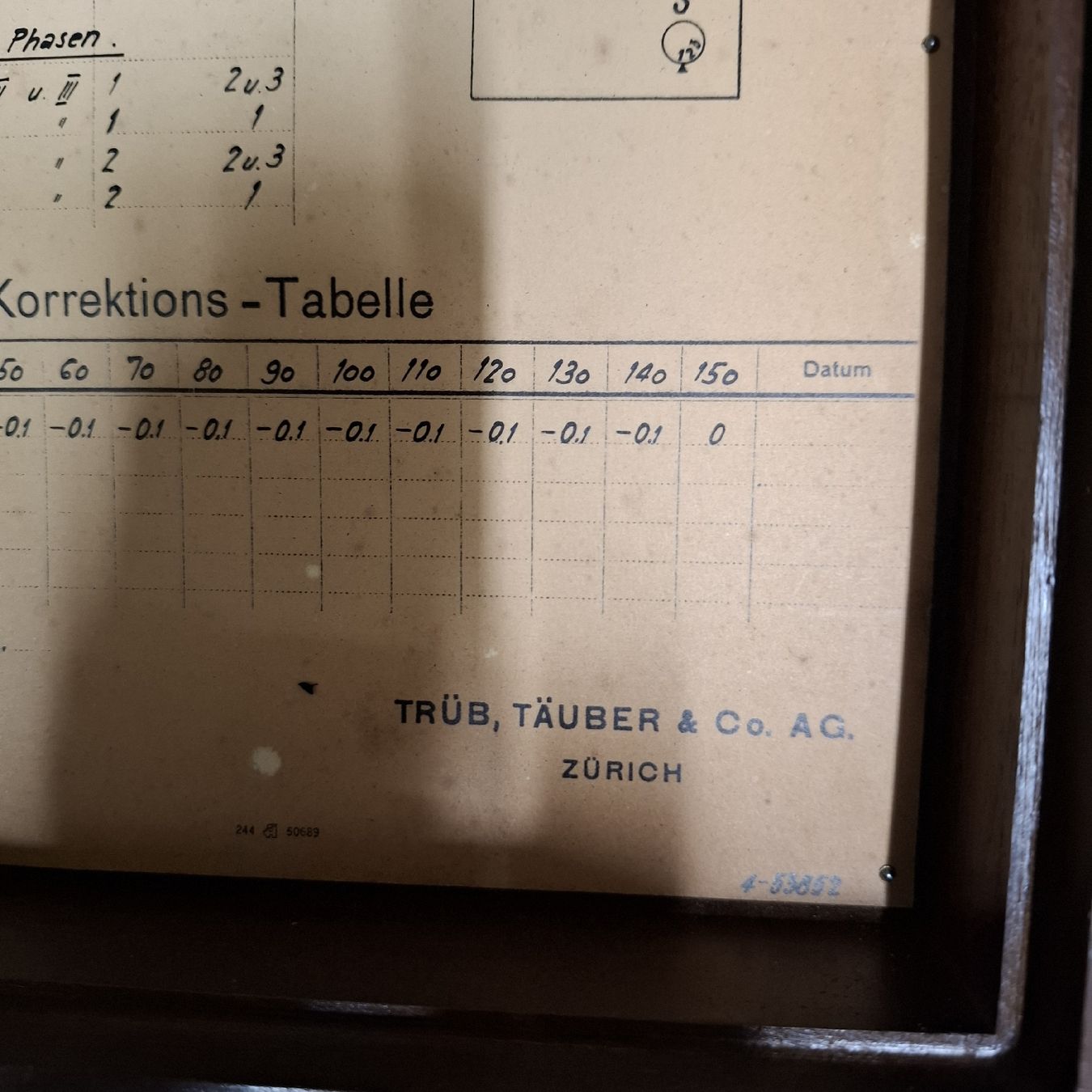 Misurare: Dynamisches Präzisions-Voltmeter Trüb, Täuber & Co. 1946 – Usato da Strengelbach venduto da Zimba03 2
