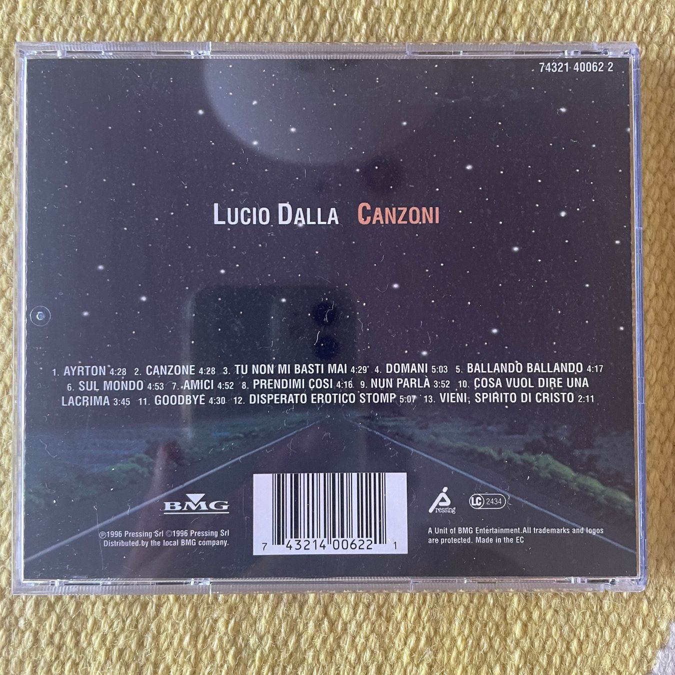 CD: LUCIO DALLA-CANZONI – Usato da Rorschacherberg venduto da CD-Roli 1