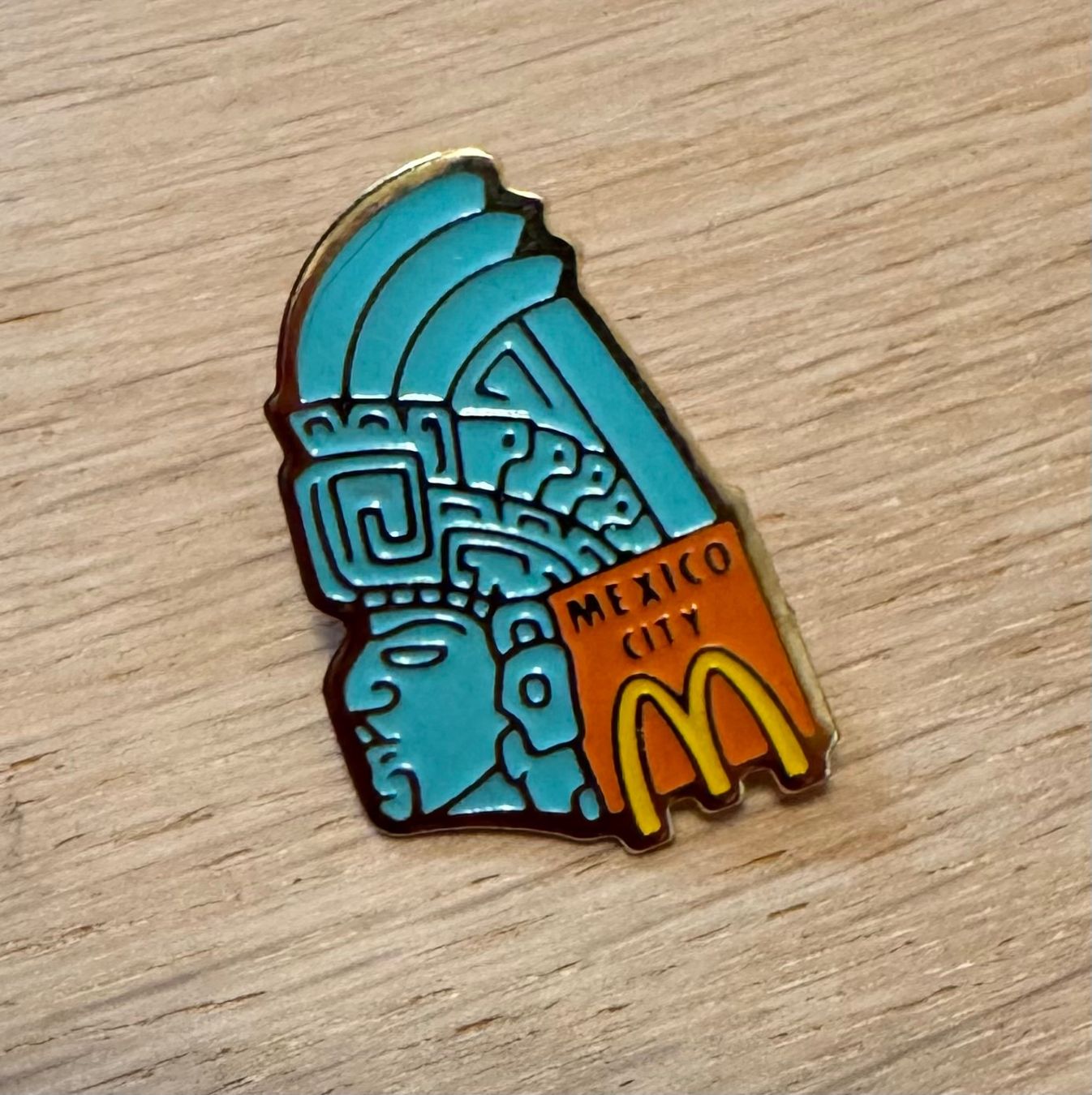 Plaketten & Abzeichen: Pin / Anstecker McDonalds Mexico City – Gebraucht aus Winkel von Schorley