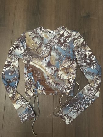 Langarmshirt Damen Grösse S Vintage Print