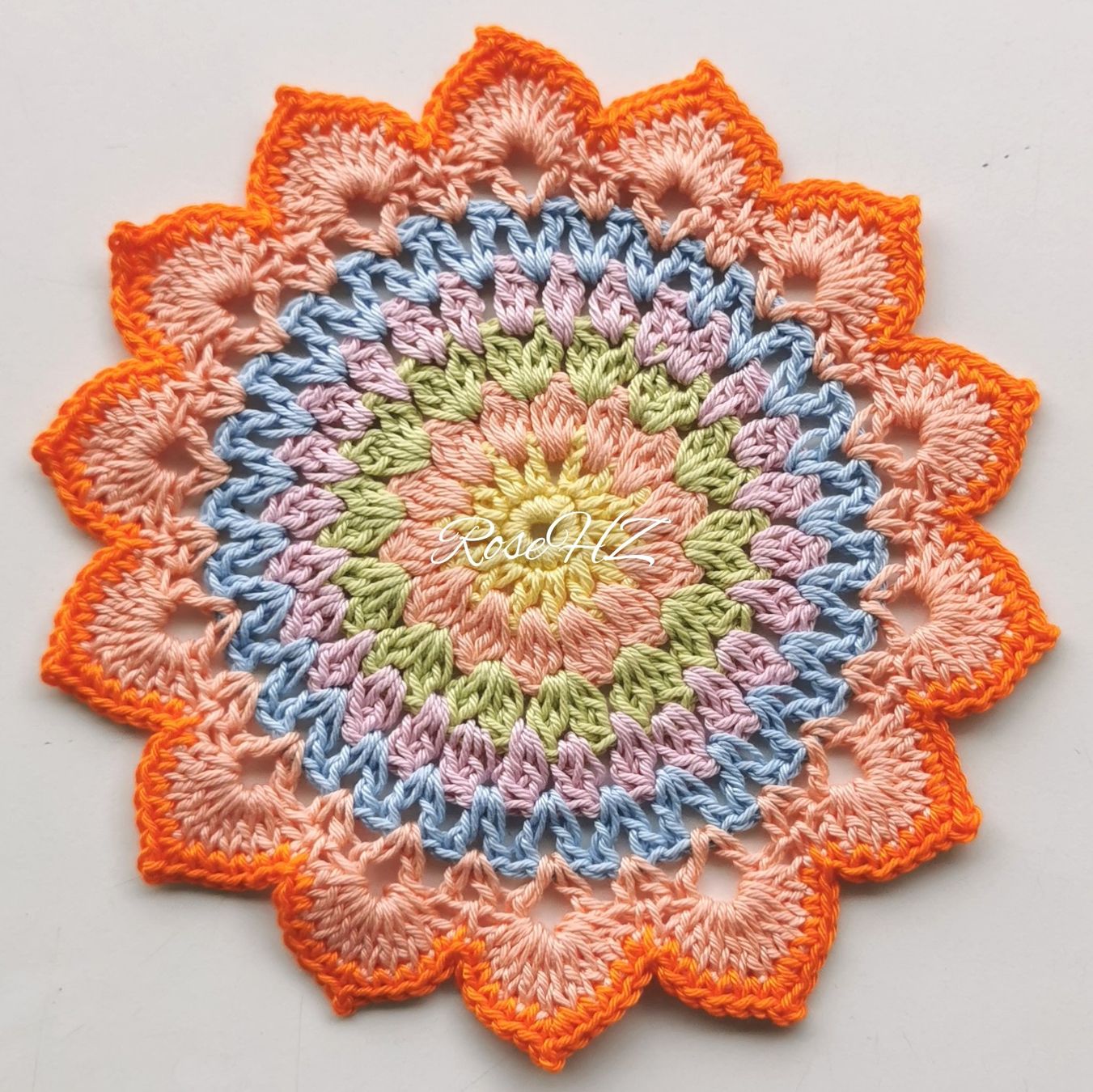 Altra biancheria da tavola: Mandala Gehäkelt 1.Stück Baumwolle 21cm – Nuovo (secondo la descrizione) da Schaffhausen venduto da RoseHaekelzauber