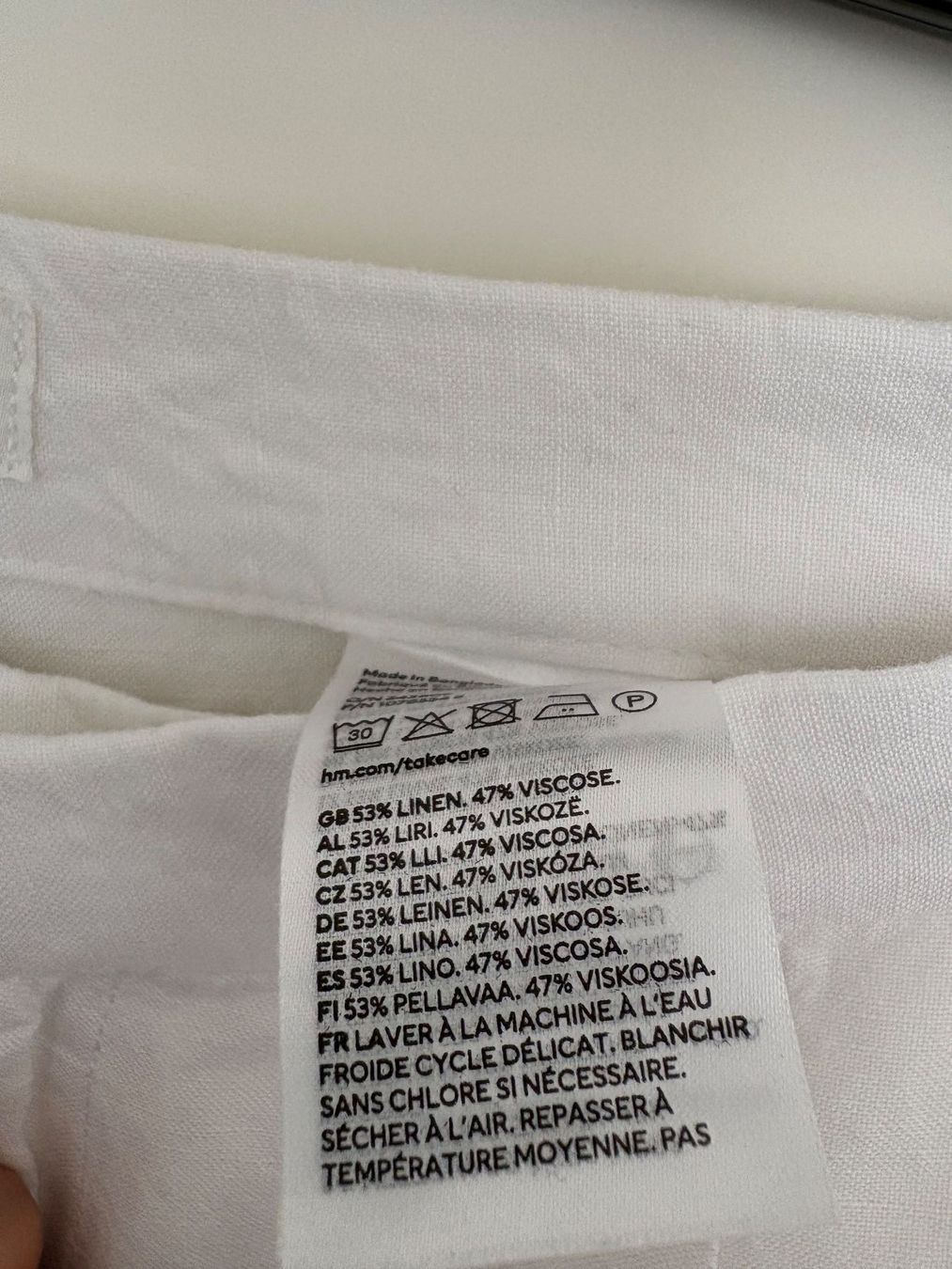 H&M Pantaloni: H&M Pants 53% Linen - Size 42 – Nuovo (secondo la descrizione) da Muzzano venduto da Sidney_3 2