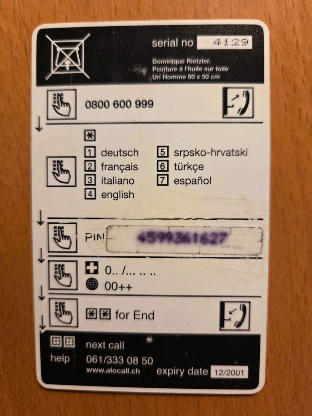 Schede telefoniche: PREPAID - SCHWEIZ – Usato da Brüttisellen venduto da Nighttrain 1