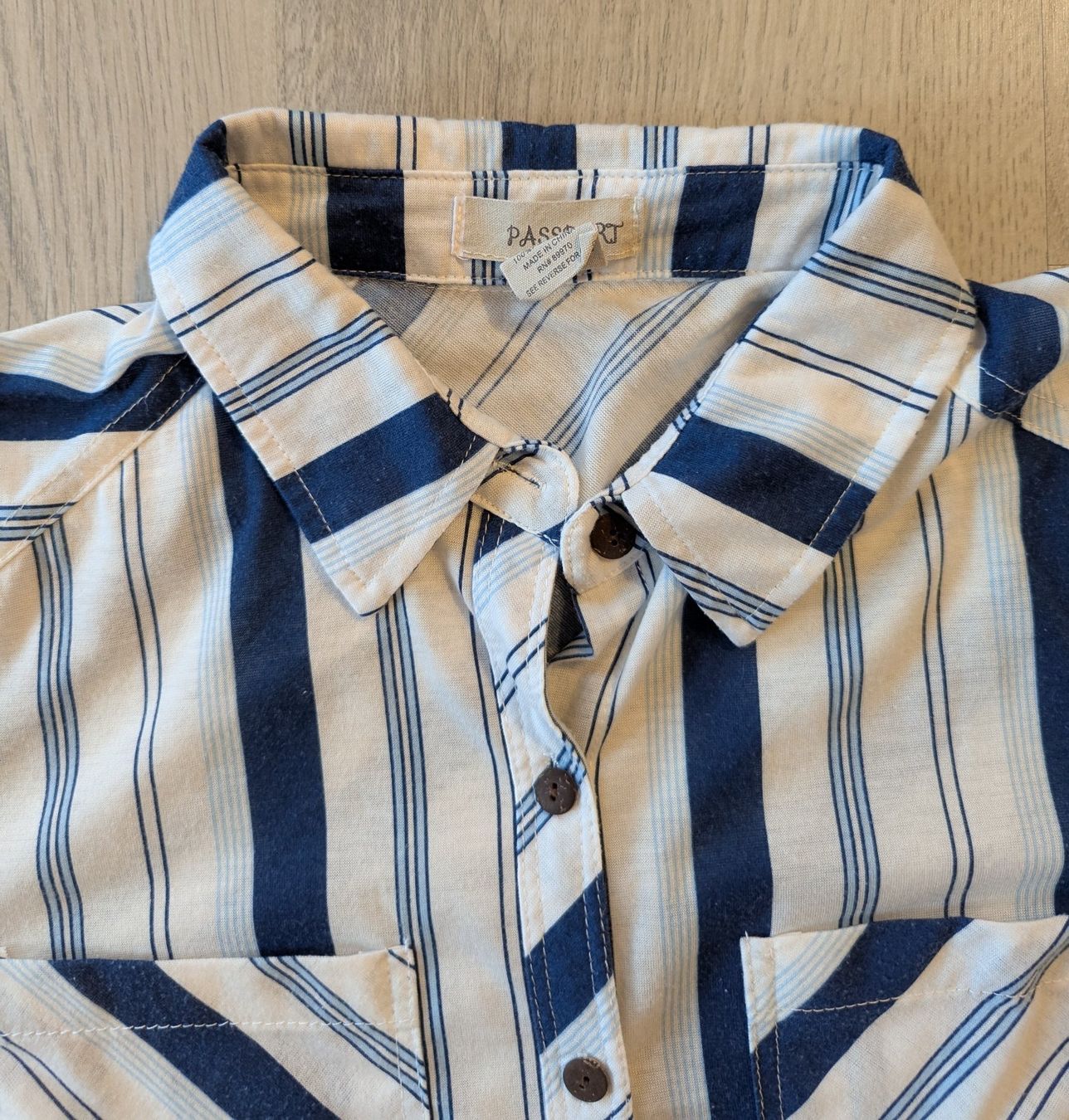 Blusen: Langarm Bluse Grösse S/36 blau-weiss gestreift – Gebraucht aus Goldingen von YouAreMySunshine 1