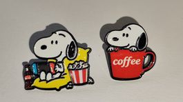 SNOOPY Pins 2er Set - Gaming & Coffee Cup