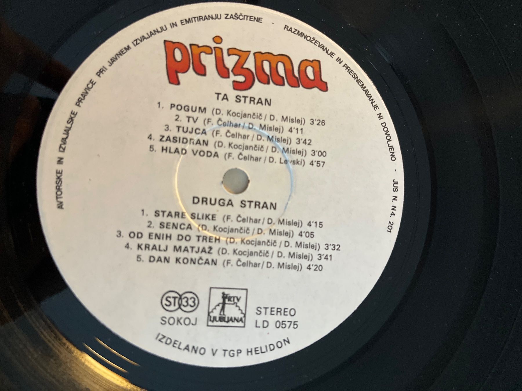 Dischi in vinile: S1786/Prizma - Pogum – Usato da Frutigen venduto da Philippe_jsp 2