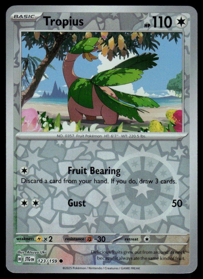Pokémon Sammelbilder & Trading cards: Pokemon Tropius 123/159 – Gebraucht aus Herisau von Pokemon2025