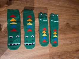 2x Dicke & warme Socken, Regenstiefelsocken, Gr. 27 - 29