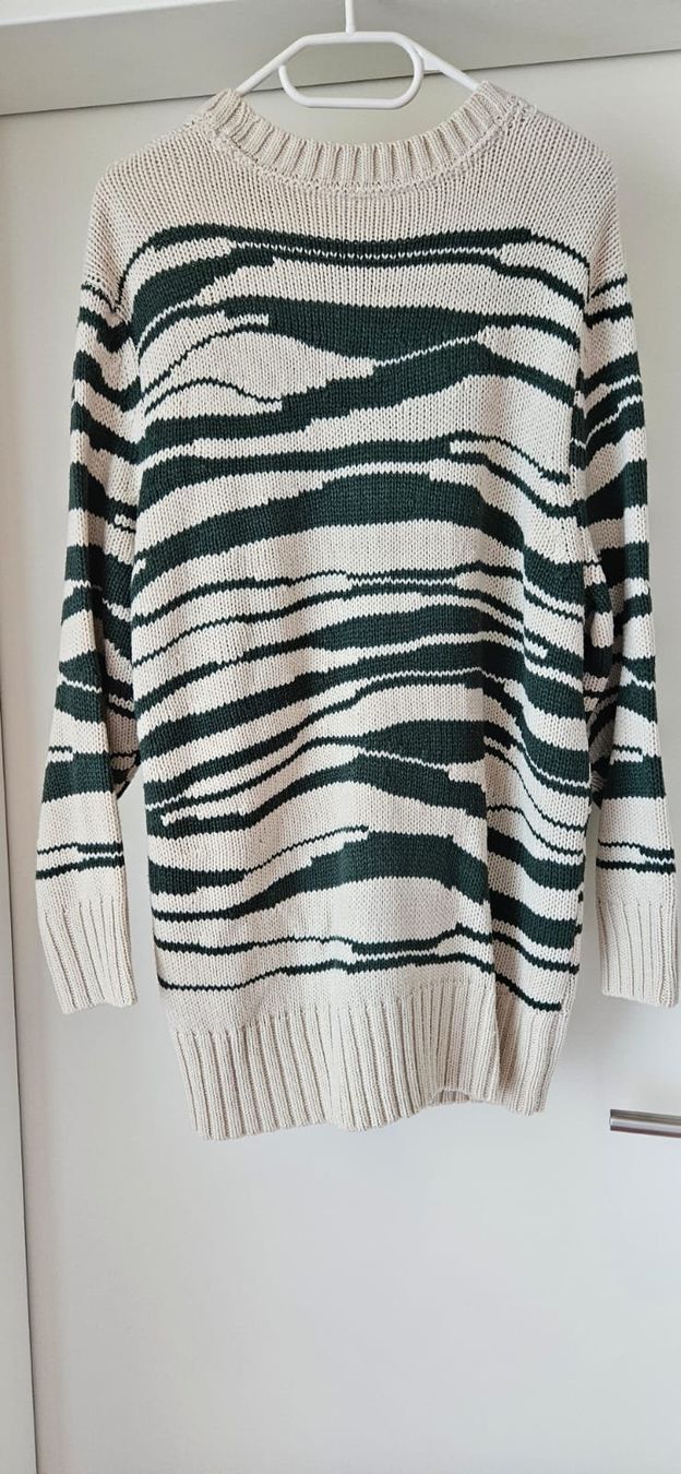 Maglioni & Felpe: Strickpullover in Creme&Grün, von John Baner Gr. 44/46 – Usato da Zweidlen venduto da Shubli 2