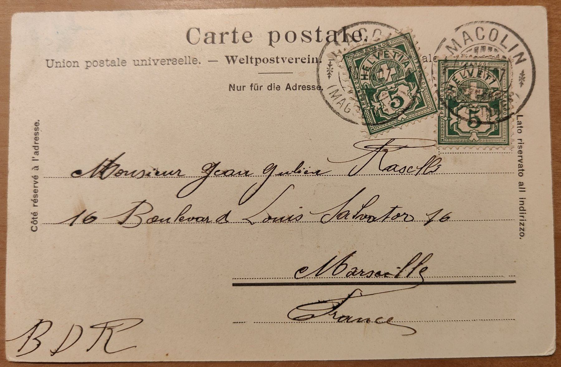 Cartoline postali: Schöne Karte Magglingen um 1900 – Usato da St. Erhard venduto da Chaeferli6 1