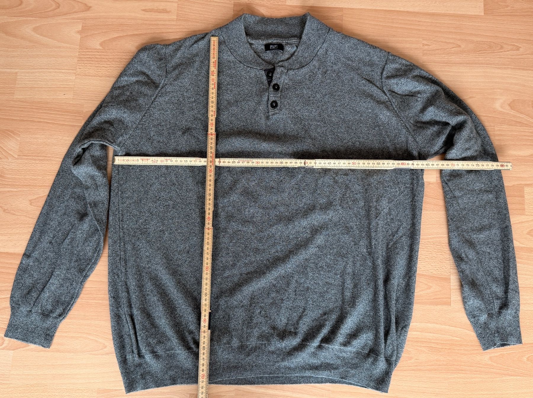 Maglioni & Felpe: Pullover - F+F grau Strick Gr. 3XL / XXXL – Usato da Winterthur venduto da Secondhand-Family 2