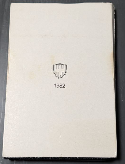 Tutti le monete: CH - Münzsatz 1982 pp – Nuovo e nell'imballaggio originale da Arch venduto da moneyswiss