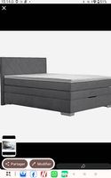Lit  box 120 x 200 cm avec coffre