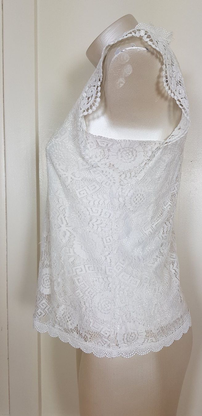 Pieces Top: Buse, Spitze, Doublure, pieces, Gr. S – Usato da Uster venduto da Astral 3