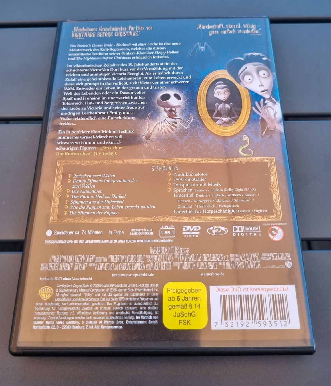 Alle DVDs: DVD " Corpse Bride" von Tim Burton – Gebraucht aus Kloten von  1