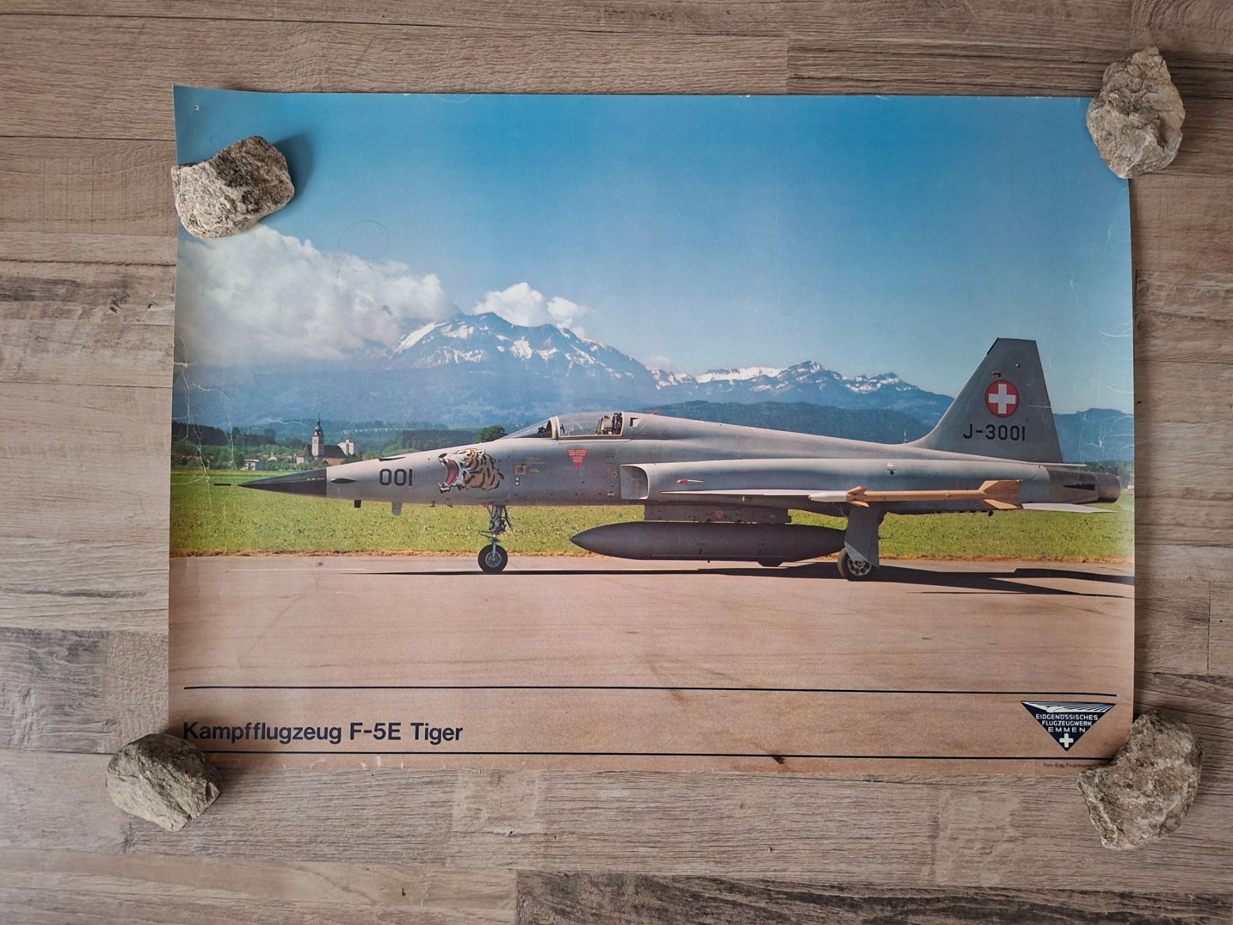 Poster & Bilder: Tiger F-5E Poster Schweizer Luftwaffe – Gebraucht aus Giffers von attila07