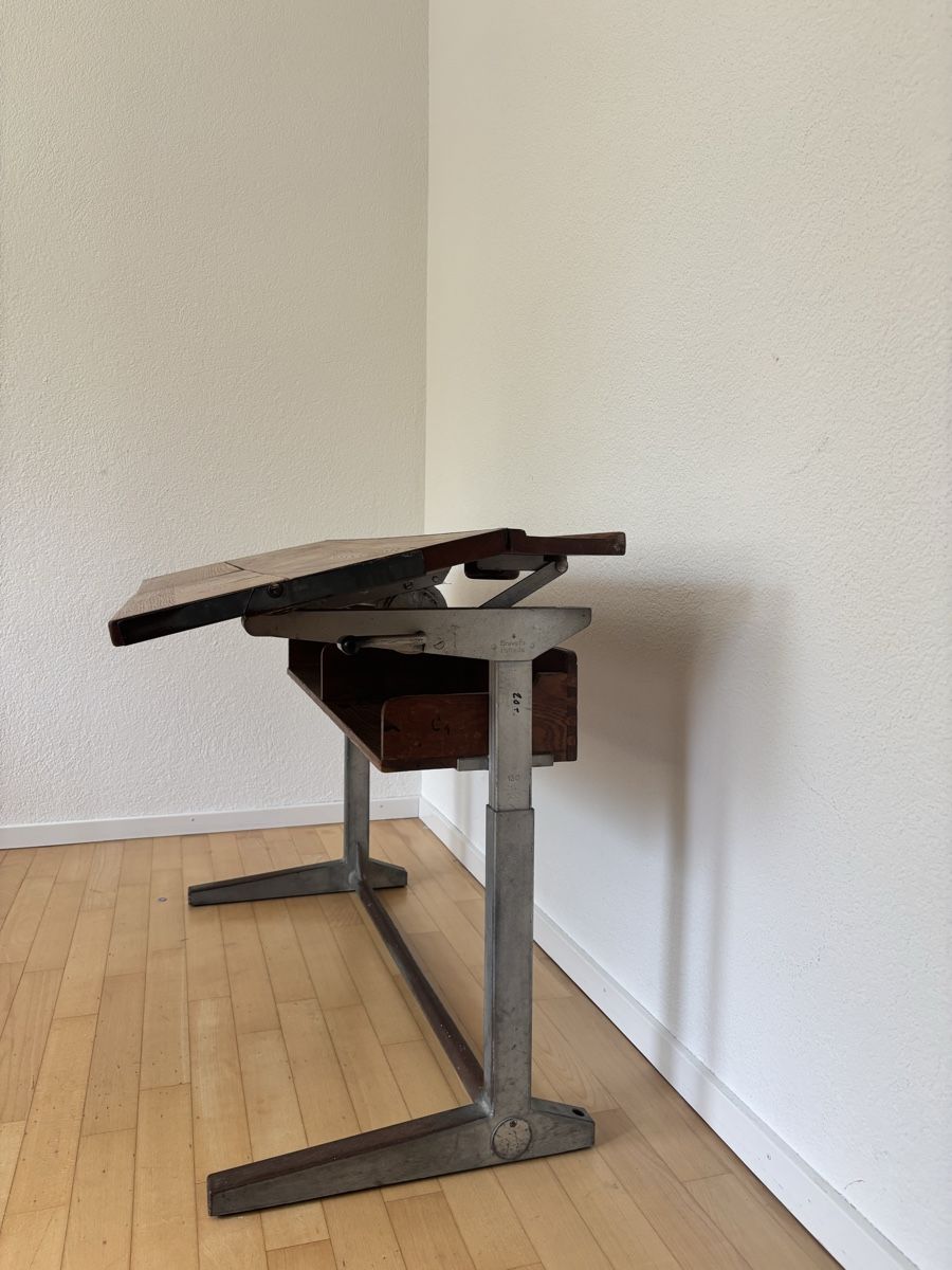 Schreibtische: Vintage Schulpult Embru – Gebraucht aus Winterthur von natnat79 5