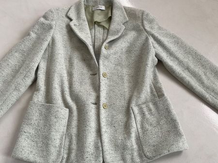 Jacke Gibierre donna,GBR blazer giacca Wool, Angora, Seide