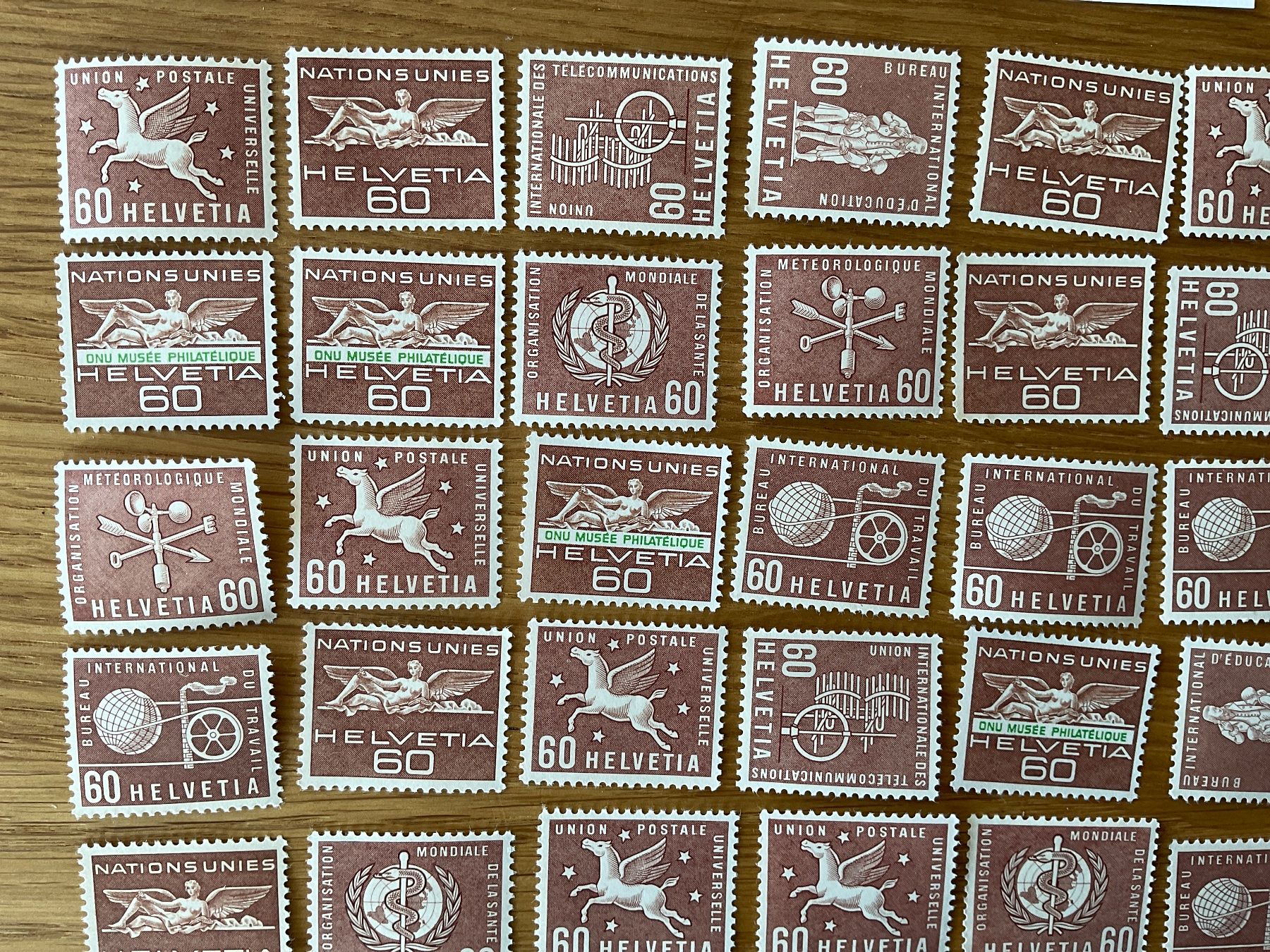 Tutti i francobolli: 60Fr Ämter Frankaturware ungestempelt postfrisch Sammlung – Nuovo (secondo la descrizione) da Wil SG venduto da Chefsugus 1