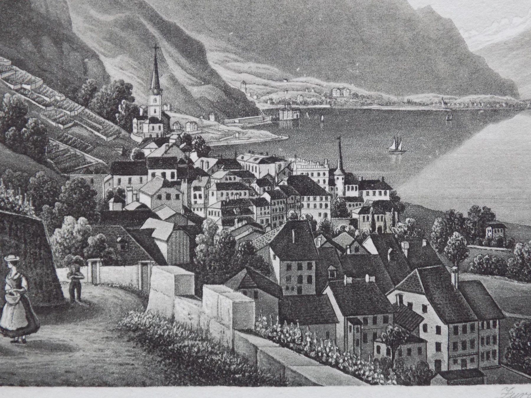 Incisioni: Montreux von Dikenmann – Usato da Risch venduto da Rischli15 8