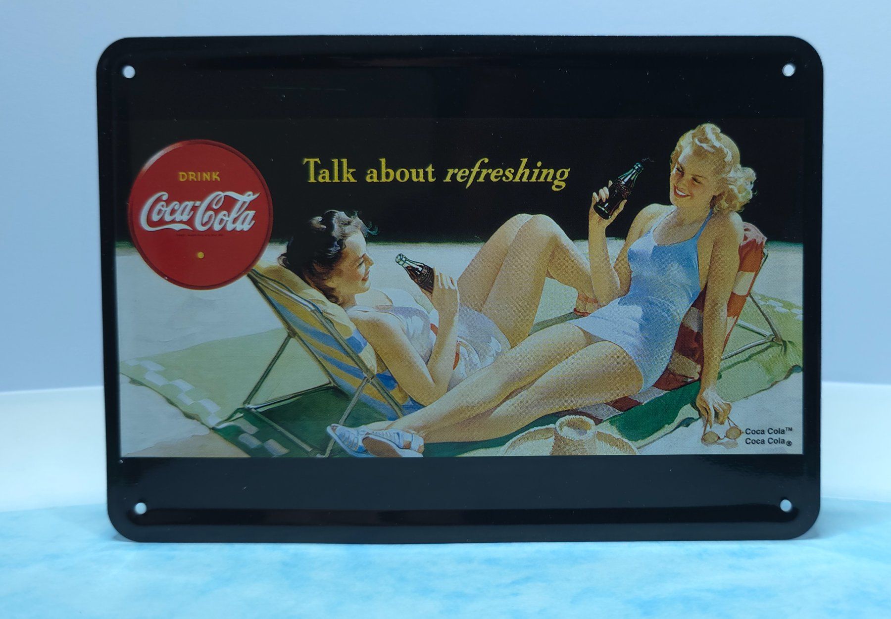 Coca-Cola Carte collezionabili: Coca Cola Blechschild  Postkarte 10x15cm – Nuovo (secondo la descrizione) da Altdorf UR venduto da papagalo