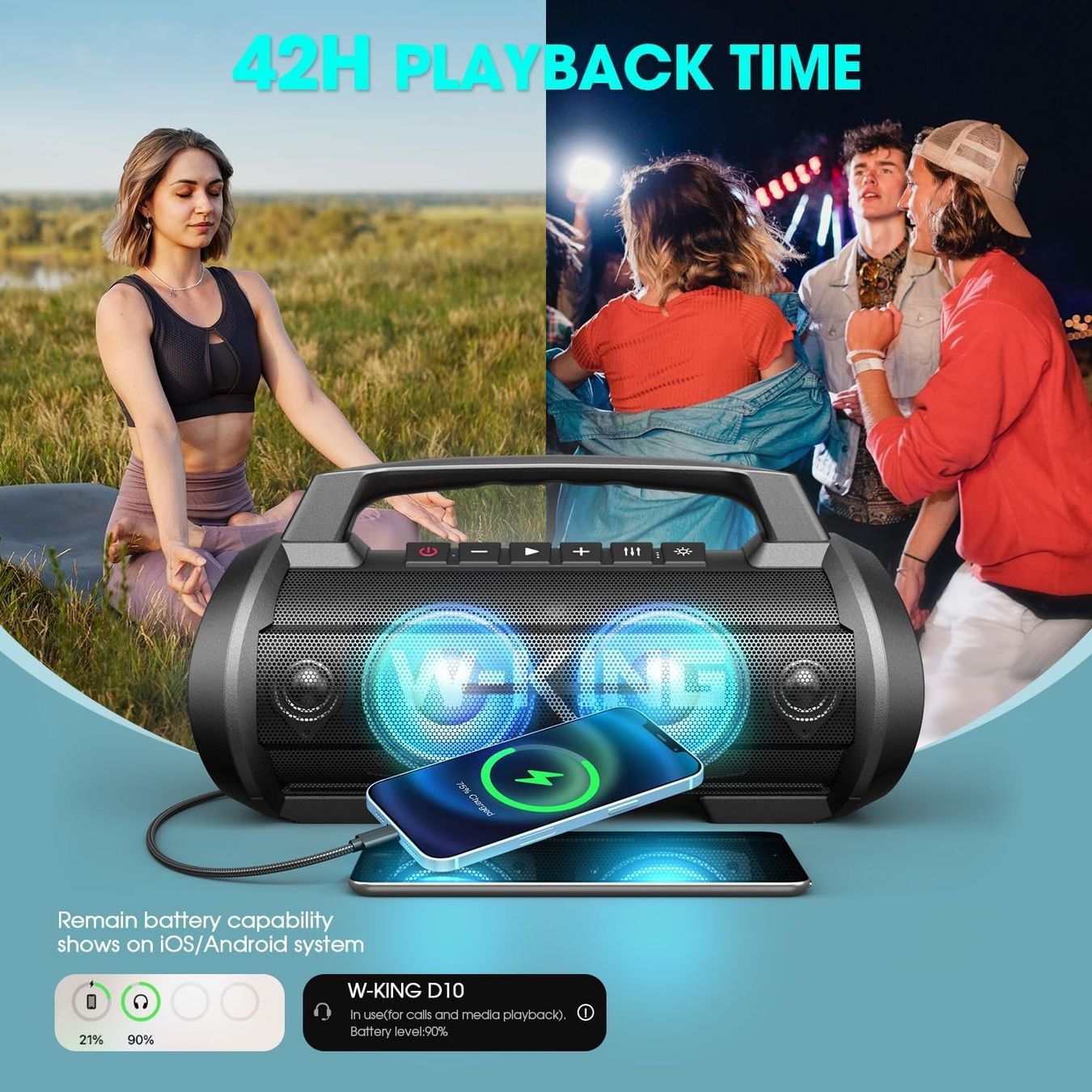 Casse acustiche: 120W  Bluetooth Lautsprecher – Nuovo e nell'imballaggio originale da Nuglar venduto da SaleRitter 3