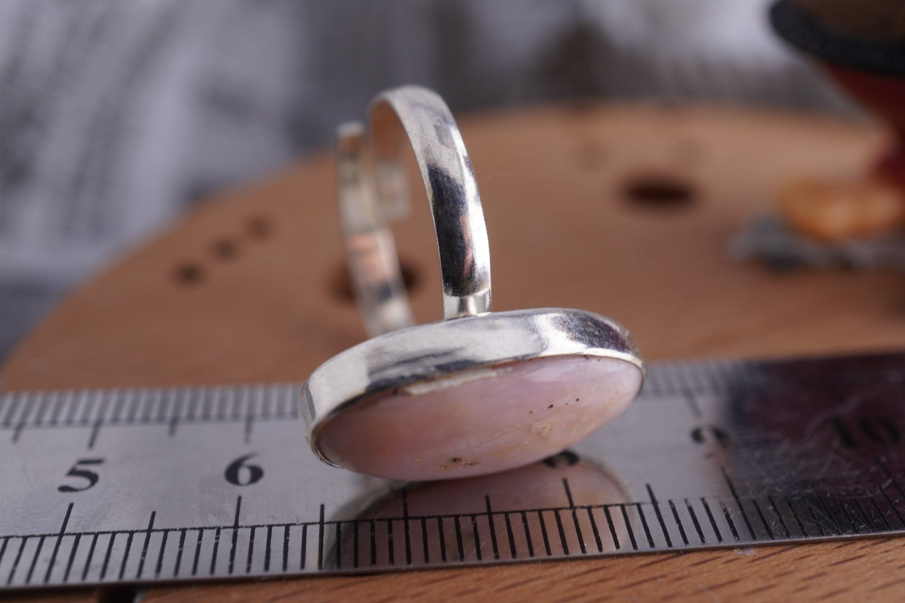 Minerali & Pietre curative: Opal   Rosa   ring Grösse  Variabel     (Räumung!) – Nuovo e nell'imballaggio originale da Eschenbach SG venduto da topstone 6
