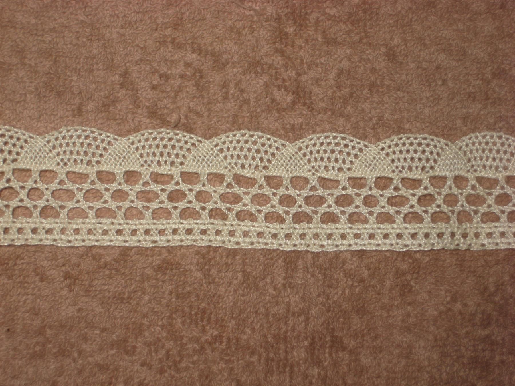 Nastri decorativi: Häkelspitze Baumwollgem creme 3cm breit Reststück – Nuovo e nell'imballaggio originale da Füllinsdorf venduto da Schlupp 1