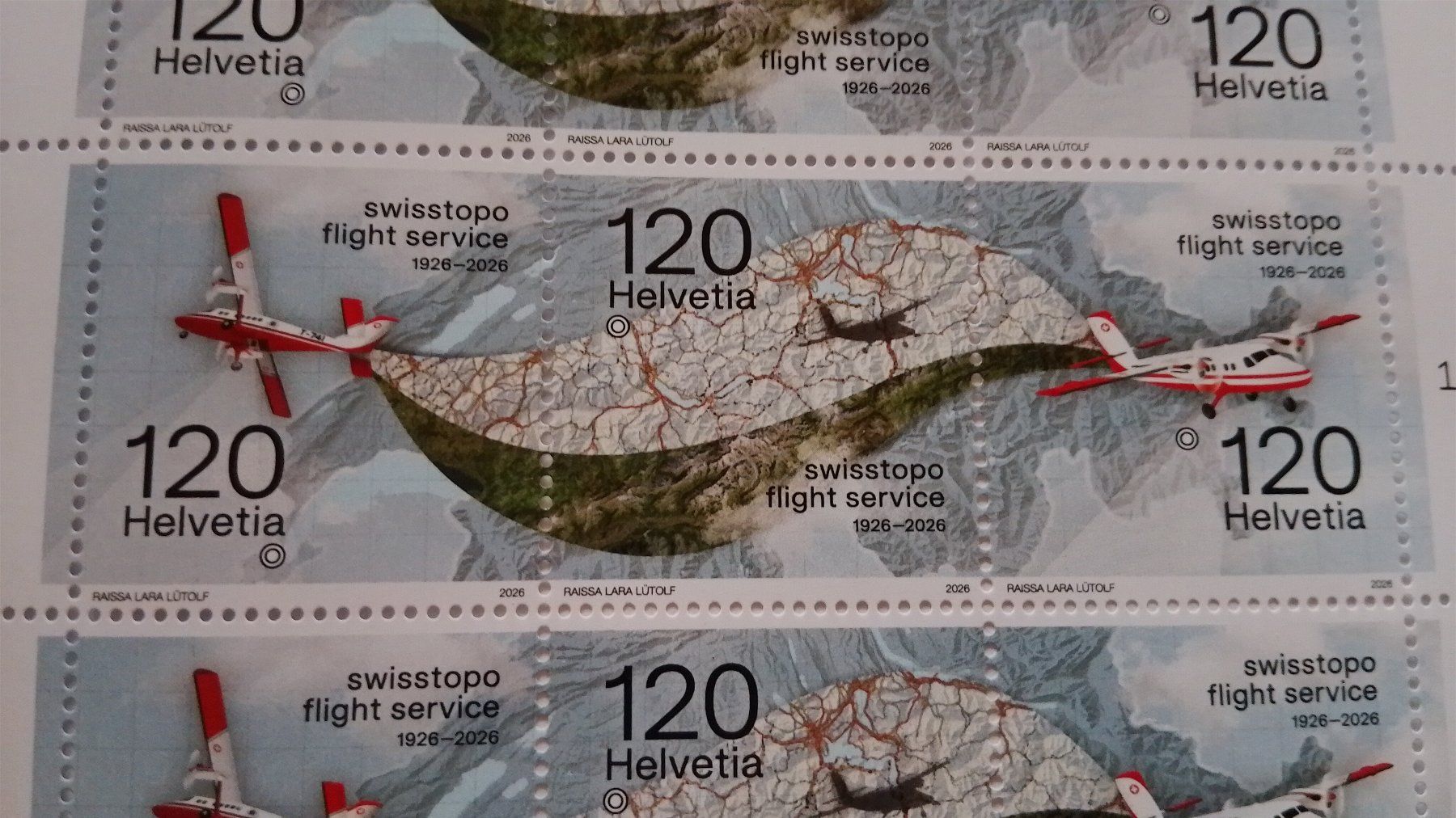 Tutti i francobolli: bogen "100 jahre flugdienst swisstopo" ** – Nuovo (secondo la descrizione) da Zürich venduto da var_gmw9 1