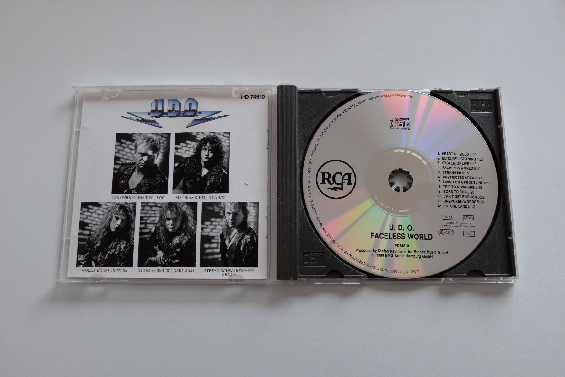 CD: U.D.O. - Faceless World – Usato da Basel venduto da chu_d5w2 2