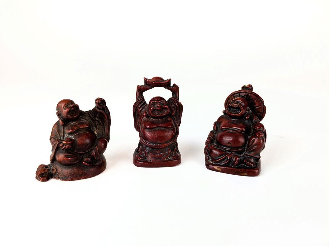 Alle Dekorationen: 6 Mini-Buddha Figuren Deko-Set – Gebraucht aus Thun von Restwert_Thun 3