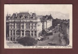 GENEVE - Place Bel-Air et Corraterie - Tram - 1911
