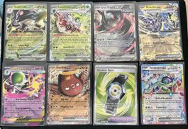 8 seltene EX-Pokemonkarten (englisch, boosterfrisch)