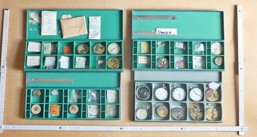 Omega Uhren: Lot Vintage OMEGA Ersatzteile für Taschenuhren  - Teile – Defekt aus Adliswil von di_hans