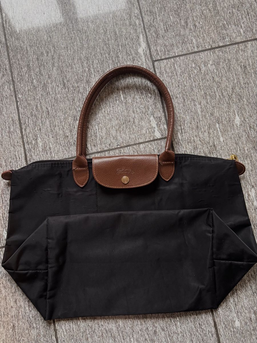 Longchamp Taschen: Longchamp Le Pliage Tote Bag Black Handle Used – Gebraucht aus Zürich von val_vbn2 1
