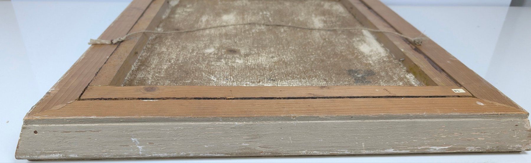 Dipinti: Grosses Gemälde mit lesendem Mann – Usato da Wettingen venduto da Wendemarket 4