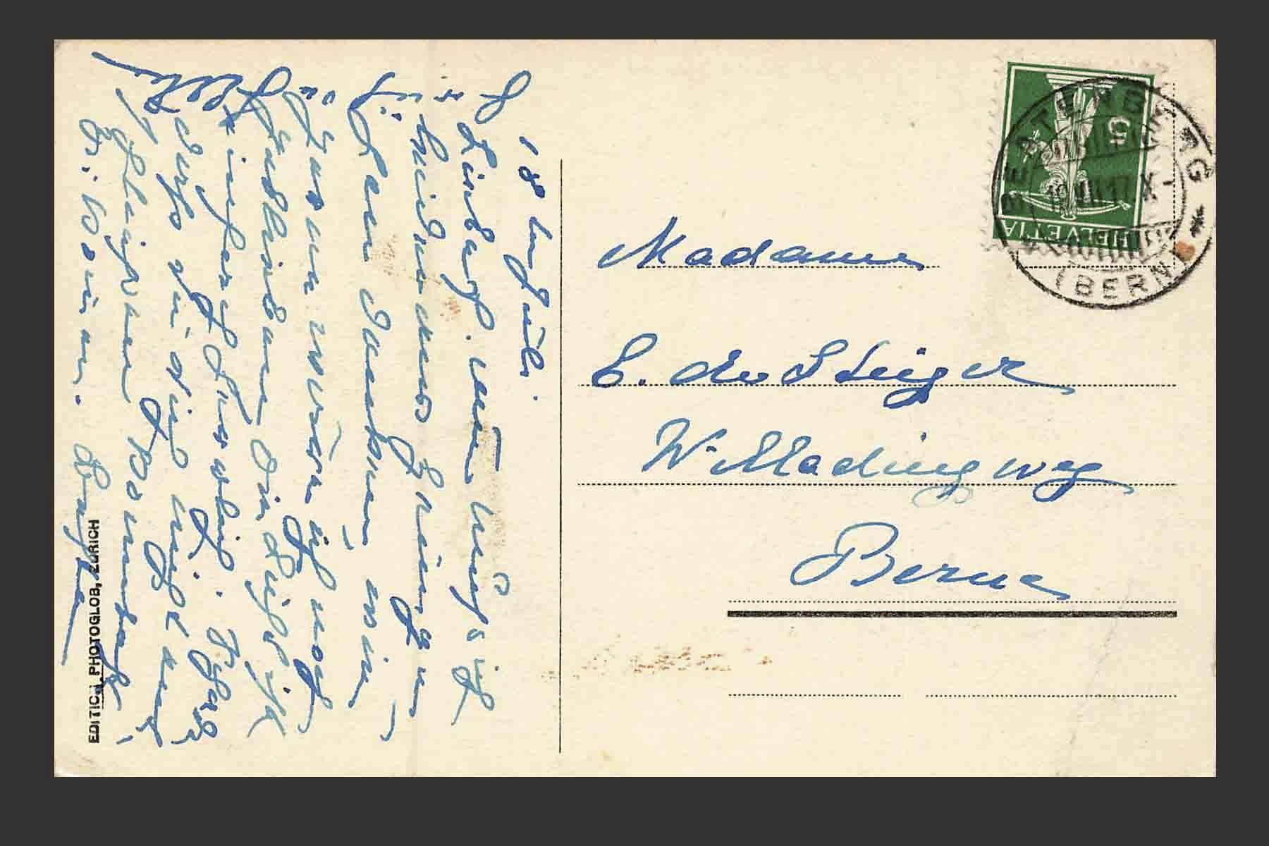 Cartoline postali: AK St Beatenberg mit Niesen – Usato da Goldau venduto da artelier1 1