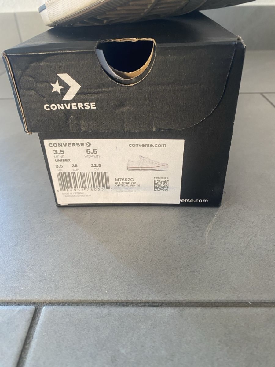 Converse Chaussures femmes: Basket Converse blanches classiques All Star 36  – Neuf (Voir description) à Granges VS par avm_mj7b 2