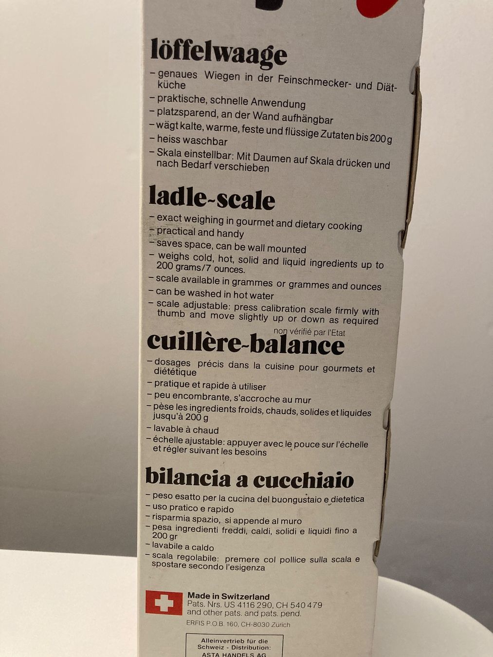 Bilance da cucina: Löffelwaage / Cuillère balance – Nuovo (secondo la descrizione) da Genthod venduto da daz_world 2