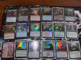 18 MtG Promo cards, english nm in sleeves , 2018-2024