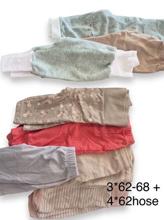 Baby Hosen Set 7-teilig Grösse 62 bis 68 