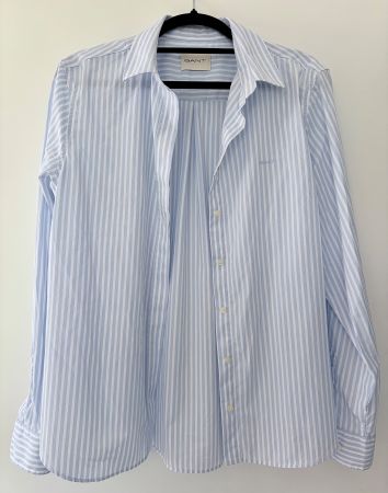 ab 1.- NEU Gant Damen Hemd gestreift hellblau/weiss Gr 42