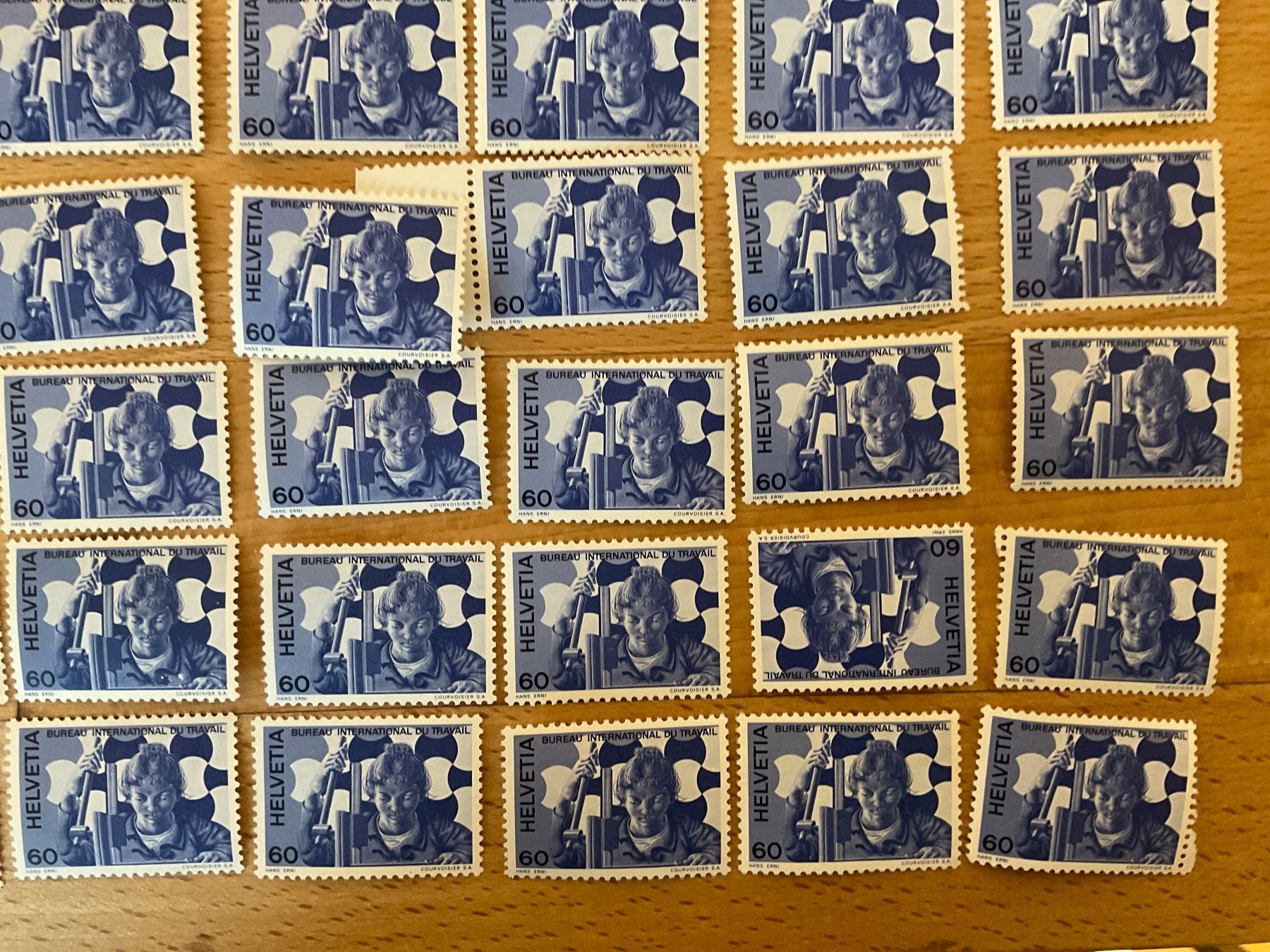 Tutti i francobolli: 60Fr Ämter Frankaturware ungestempelt postfrisch Sammlung – Nuovo (secondo la descrizione) da Wil SG venduto da Chefsugus 4