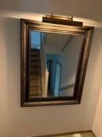 Miroir rectangulaire cadre sculpté foncé