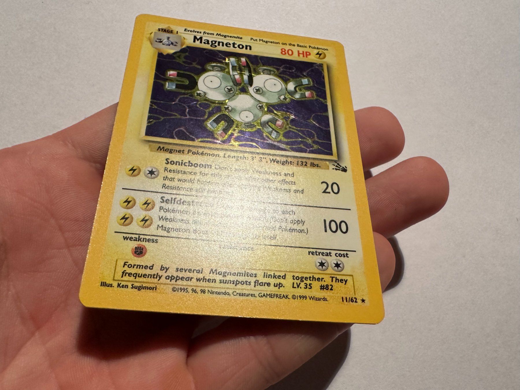 Pokémon Carte collezionabili: Magneton holo Fossil EN – Usato da Hagendorn venduto da Pokecollectorch 1