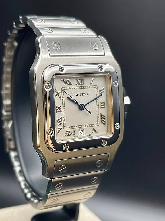 Orologi: Cartier Santos Galbée Ref. W20025D6  – Usato da Lugano venduto da luganotopwatches 4